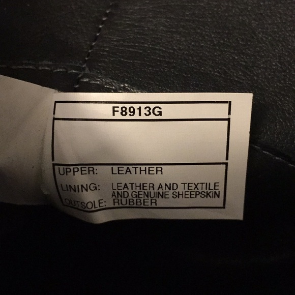 Ugg leather motorcycle style boots - Picture 5 of 8